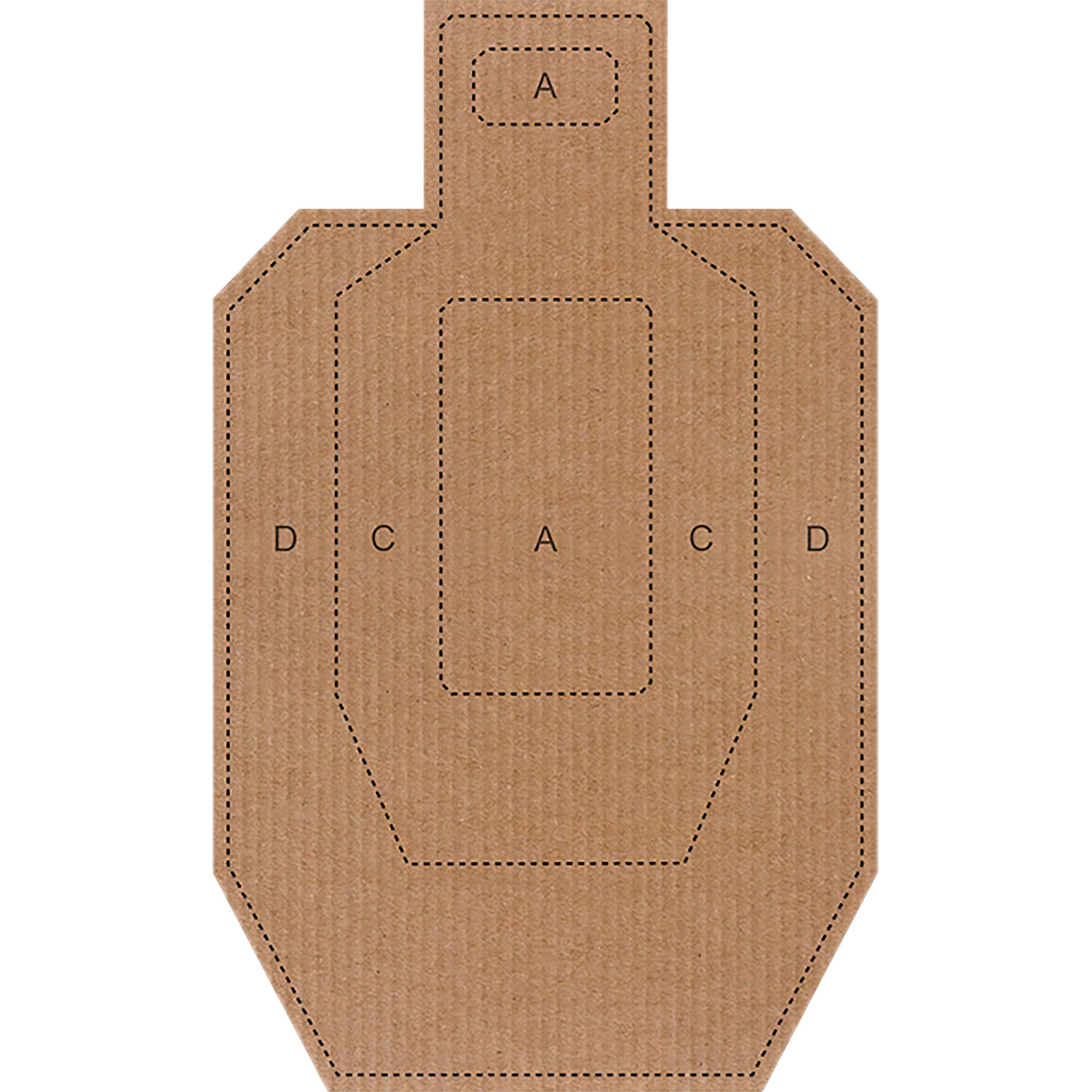 Action Target IPSC-CB IPSC/USPSA Targets  Hanging Cardboard 18 x 30 100Ct