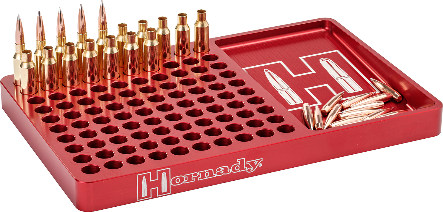 Hornady 480043 Reloading Block RED 308 Win/6.5 Creedmoor Aluminum Capacity