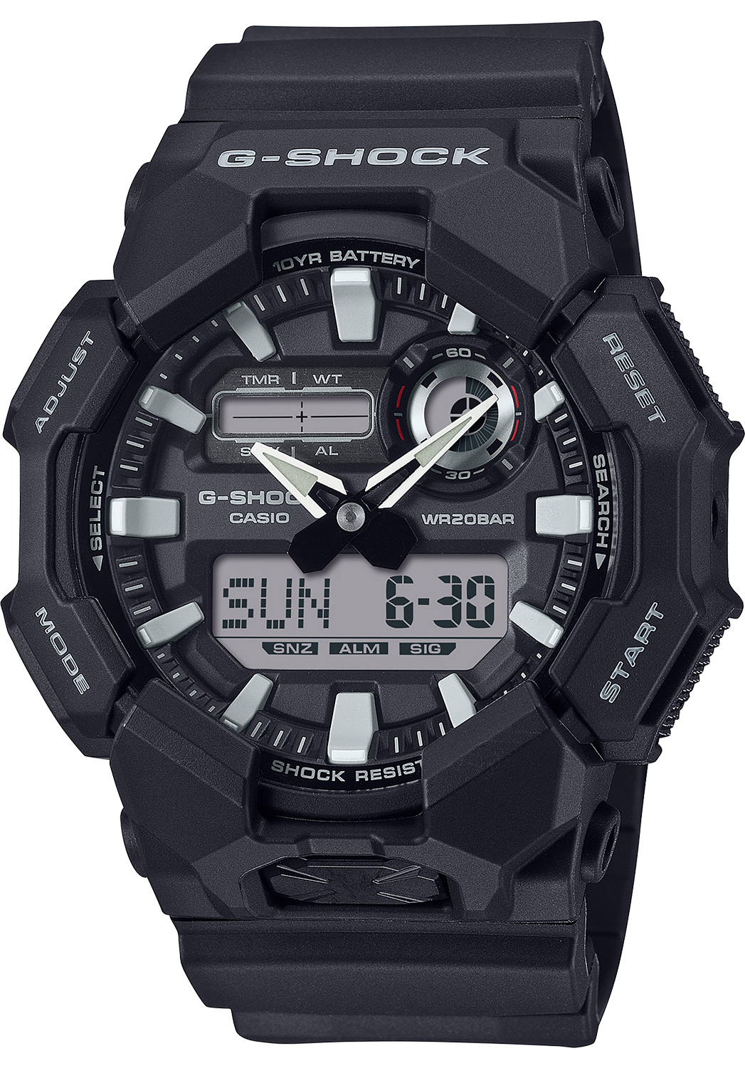 GSHOCK GA0101ACR     ANLG-DIGTL                BLK
