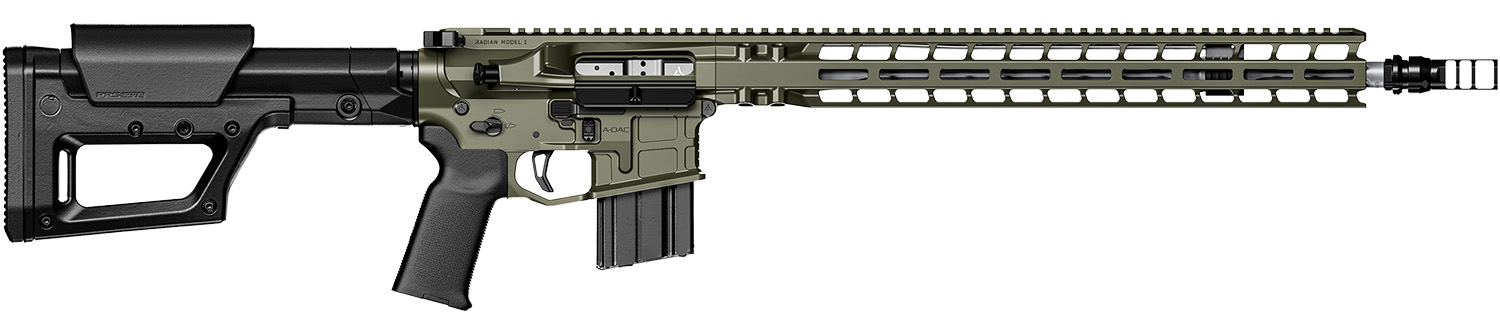 Radian Weapons RADN R0858 Model 1 6mm ARC 18 Inch 20 Rounds ODG Left Hand - Radian Weapons - 6MM ARC