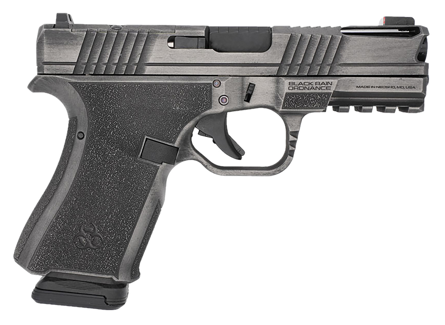 Black Rain Ordnance FLP9MMGMGB Compact Frame 9mm 15+1 4” Stainless...