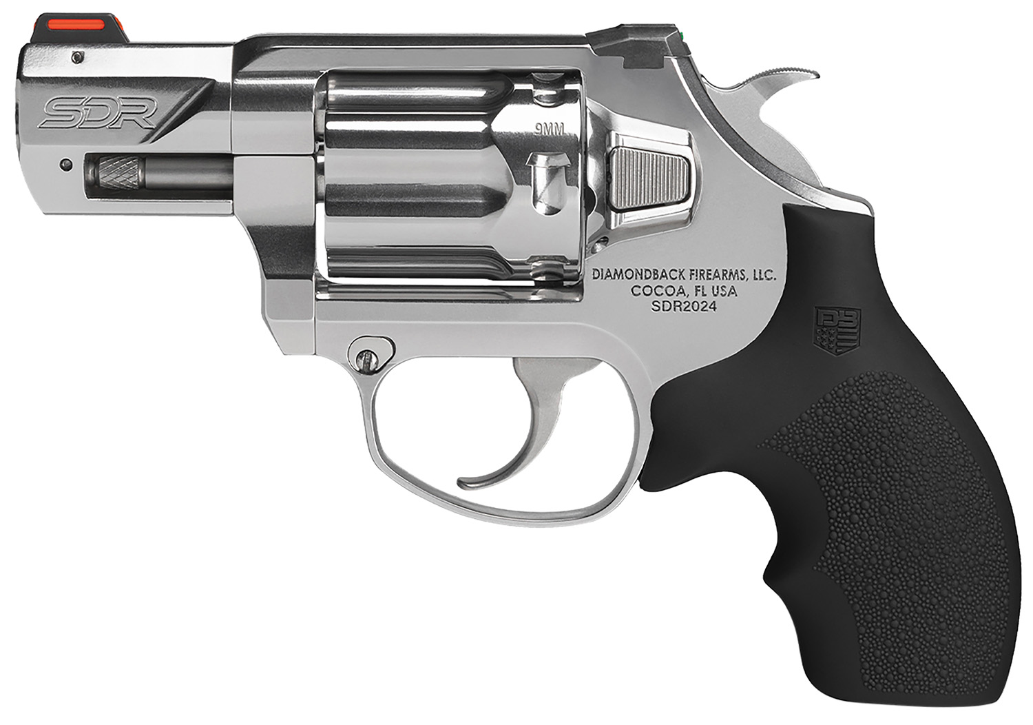Diamondback SDR Revolver 9mm Luger 2 inch 6 Rounds Stainless Steel Polis...
