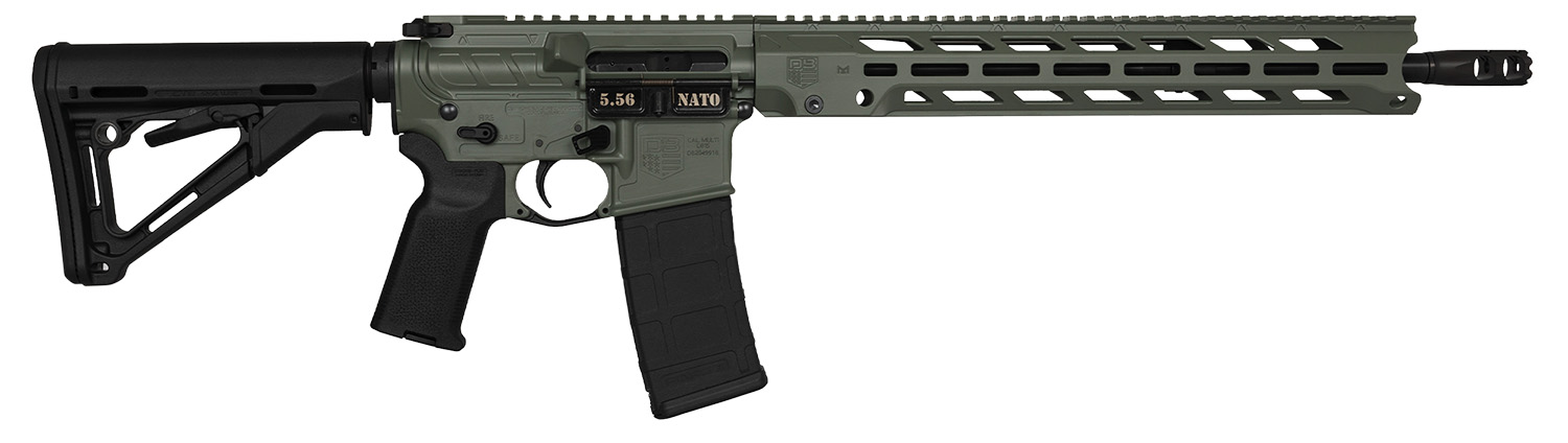 Diamondback DB1784K791 DB15 Obsidian 5.56 NATO 30+1 16" Black Nitride... - Diamondback Firearms - 223 Rem | 5.56 NATO