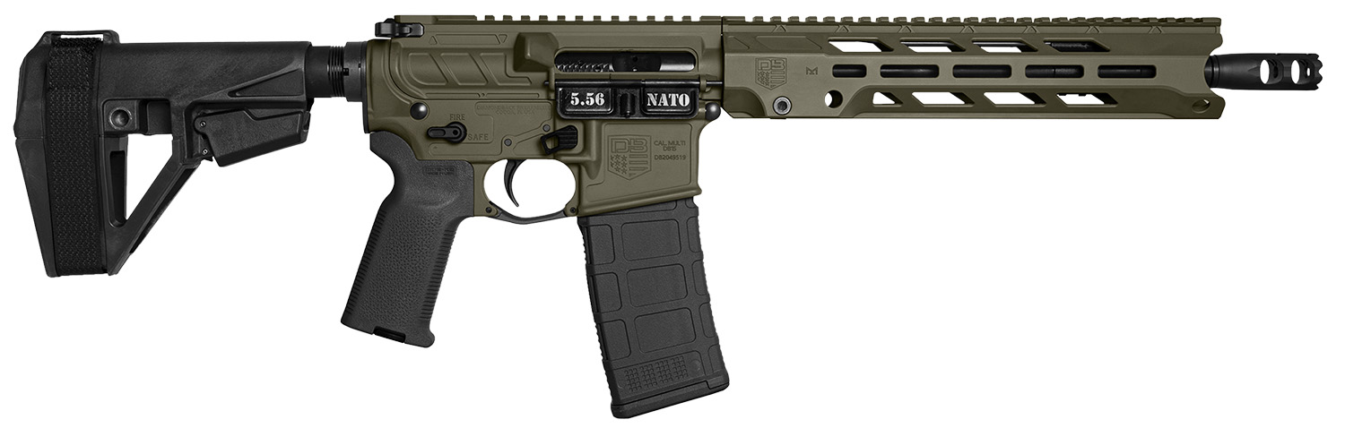 Diamondback DB15 Obsidian Semi-Automatic Pistol 5.56 NATO 11.5" Barrel - Diamondback Firearms - 223 Rem | 5.56 NATO