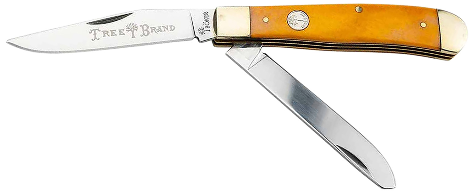 Boker 110835 Trapper Traditional Clip Point-Spey Plain D2 Steel Blade Sm...