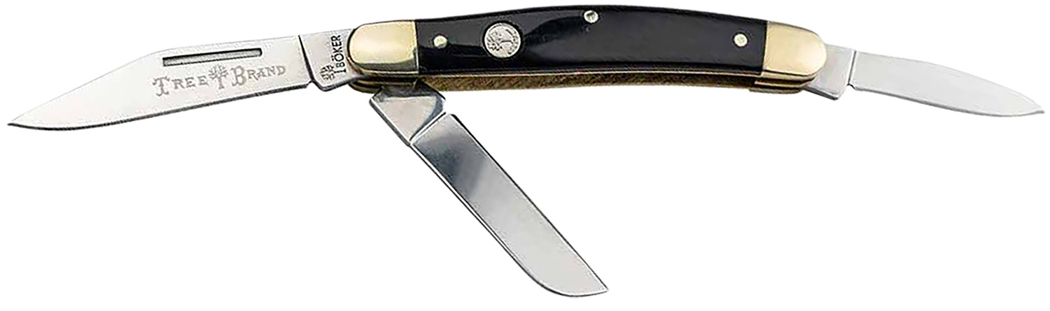 Boker 110857 Stockman Traditional Large Clip Point/Sheepsfoot/Spey Plain