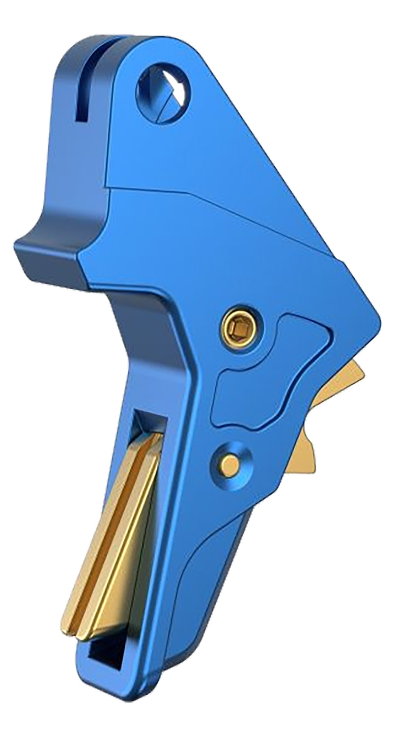 Tyrant CNC TDMPTRIGFSCBLUE/GOLD Aluminum Trigger S&W M&P 1.0/2.0