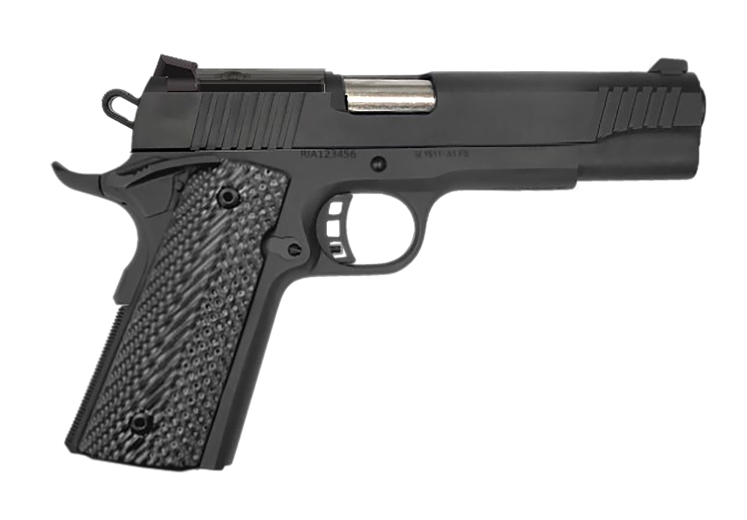Rock Island 57180 M1911-A1 10mm 8+1 5" Matte Black Optic Cut Slide