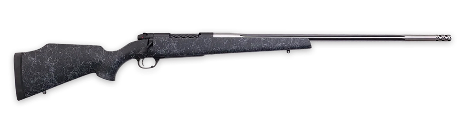 Weatherby MAM01N7MMBR2B Mark V Accumark 7mm BC 3+1 26" Graphite Black... - Weatherby - 7MM Backcountry