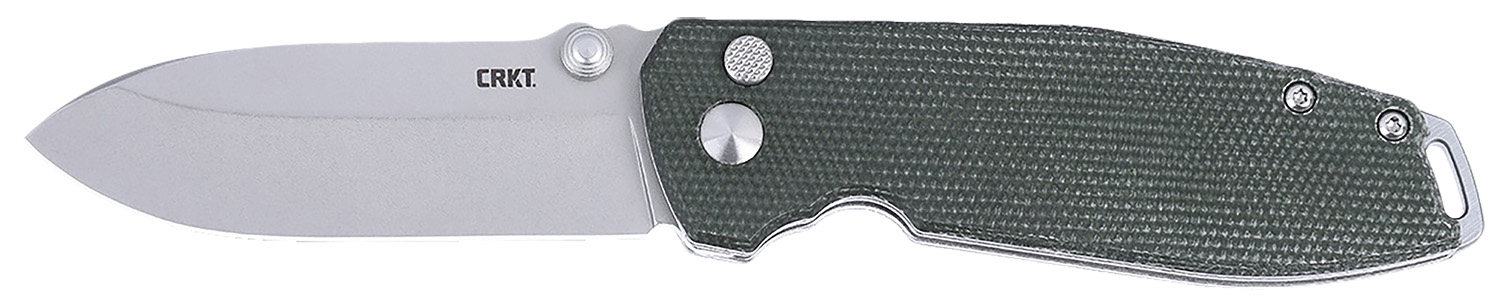CRKT Squid 2.95" Folding D2 Steel Blade Green Micarta Handle