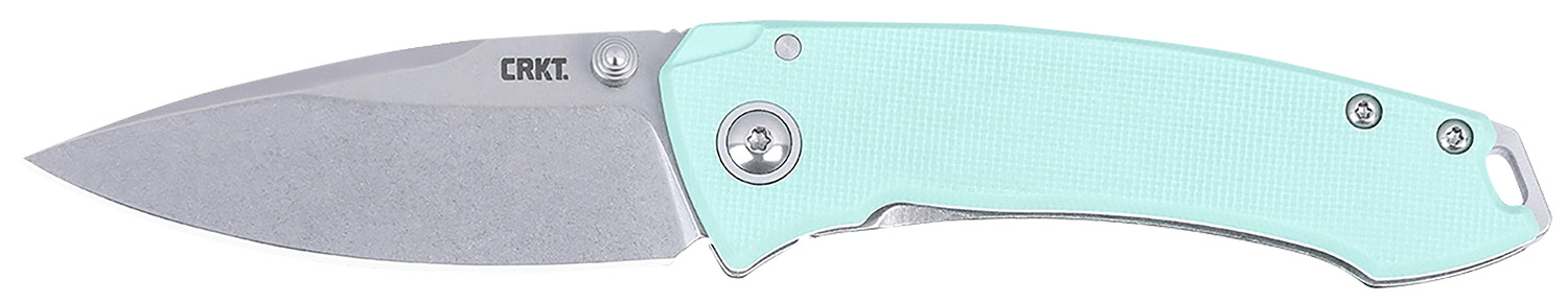 CRKT Tuna EDC 2.73" Folding Plain Stonewashed 14C28N Steel Blade, G10