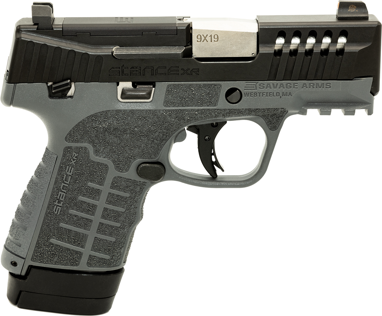 Savage Arms 67059 Stance XR 9mm 13+1 3.20" Black Nitride Slide Gray Grip - Savage Arms - 9mm