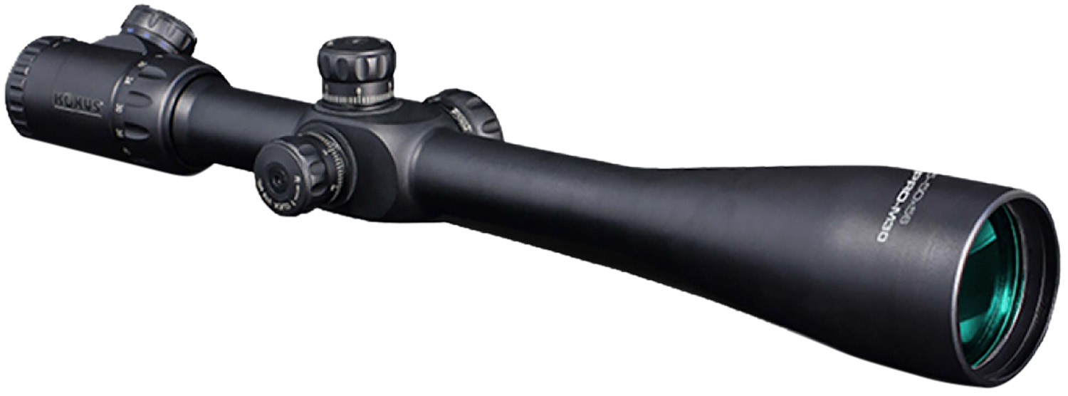 Konus KONUSPRO M-30 12.5-50x56mm, Dual Illuminated Half-Mil Reticle, Waterproof, Fogproof, Shockproof, Black Matte Rifle Scope