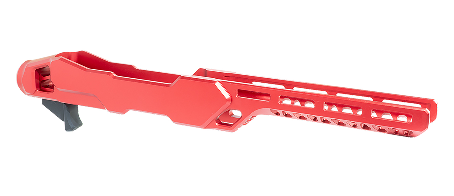 Timber Creek Outdoors ERC1022R Enforcer Rifle Chassis Red Aluminum Fits ...