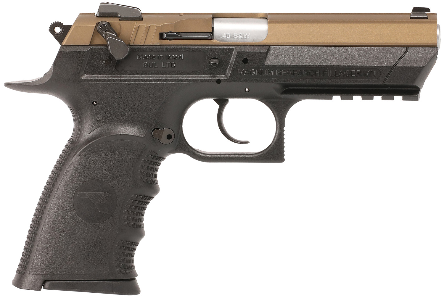 Magnum Research BE94133RLBB Baby Eagle III 40 S&W 4.43" 12+1 Burnt Bronze