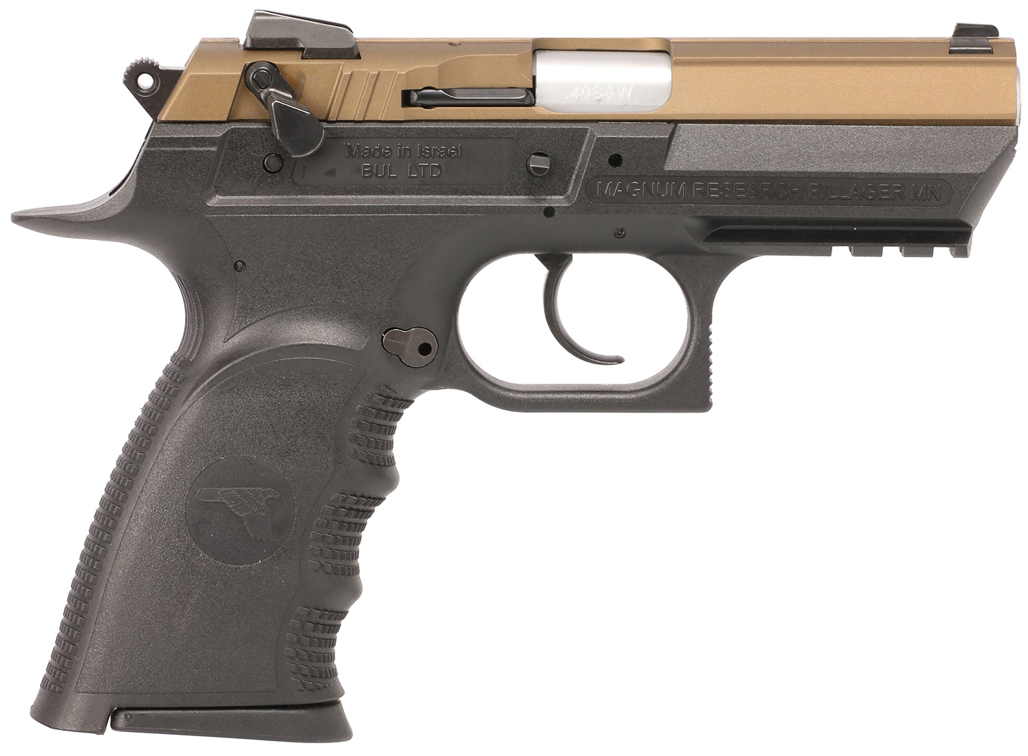 Magnum Research BE94133RSLBB Baby Eagle III 40 S&W 3.85" 12+1 Burnt Bronze