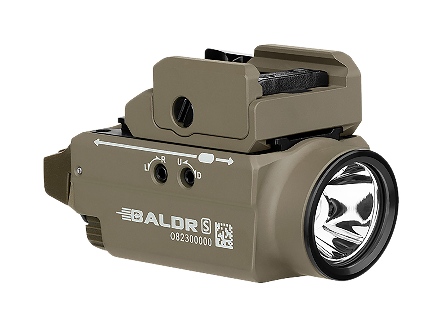Olightstore Usa Inc BALDRS Baldr S BL  Flat Dark Earth 800 Lumens 130 Meters Beam