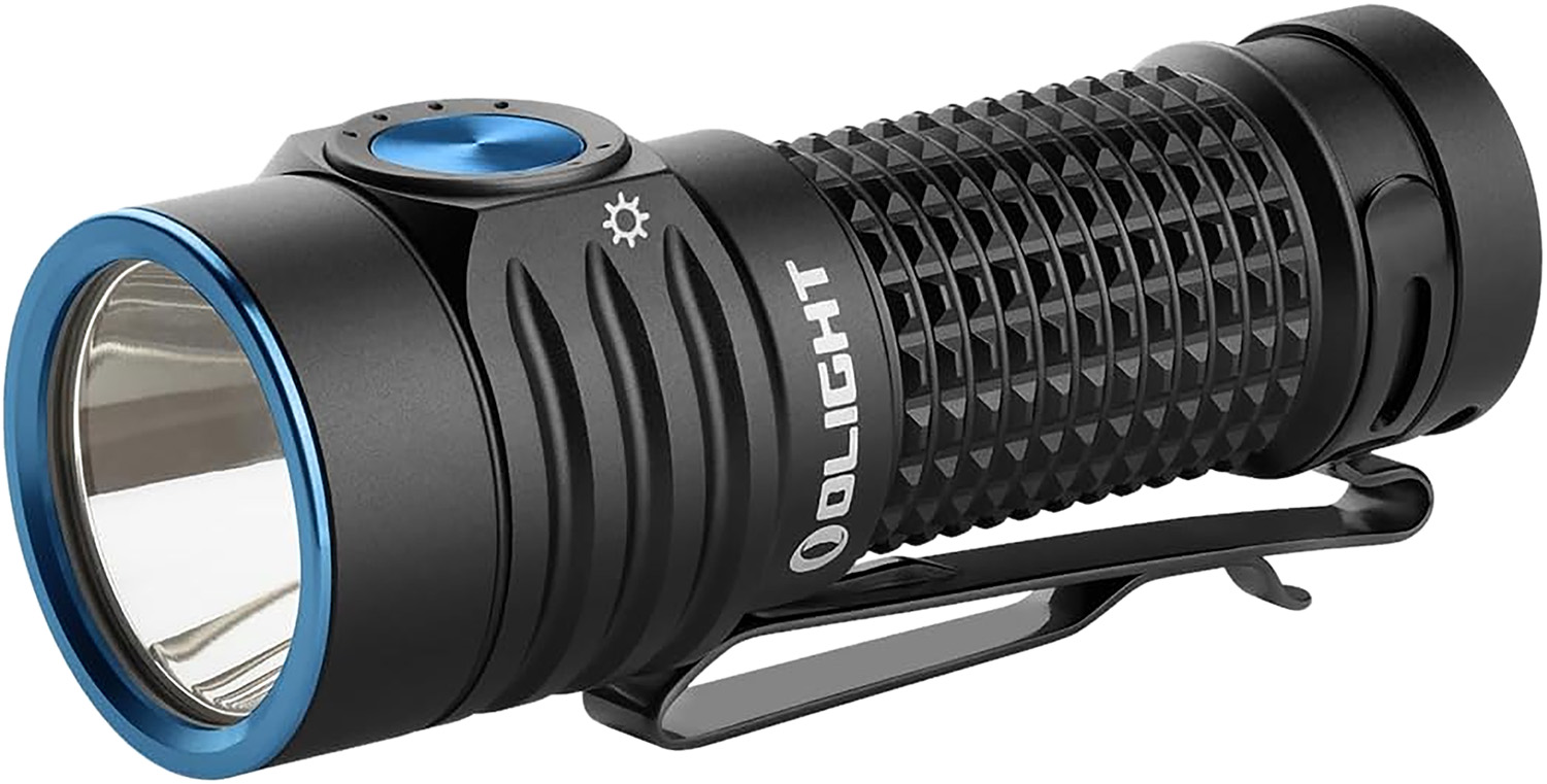 Olightstore BATONTURBO 1000 Lumens LED EDC Flashlight Black/White