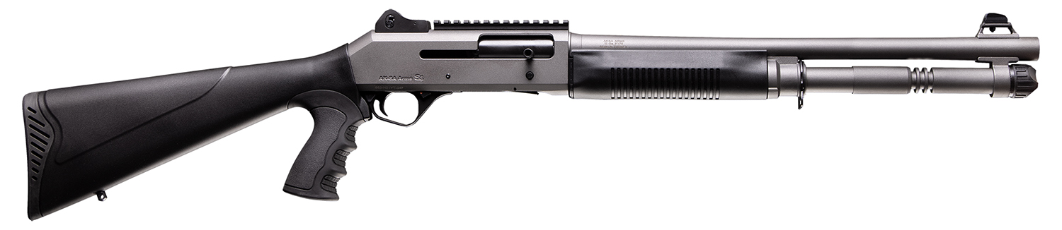 Four Peaks Imports 12059 AKSA Arms S4 12 Gauge 3 5+1 18.50 Chrome Plated 7075-T6 Aluminum Receiver