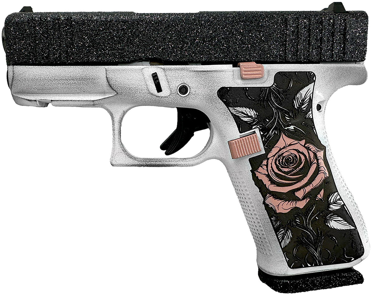 Glock PX4350204NRGT G43X 9mm 10+1 Black Rose Cerakote 3.41" Barrel