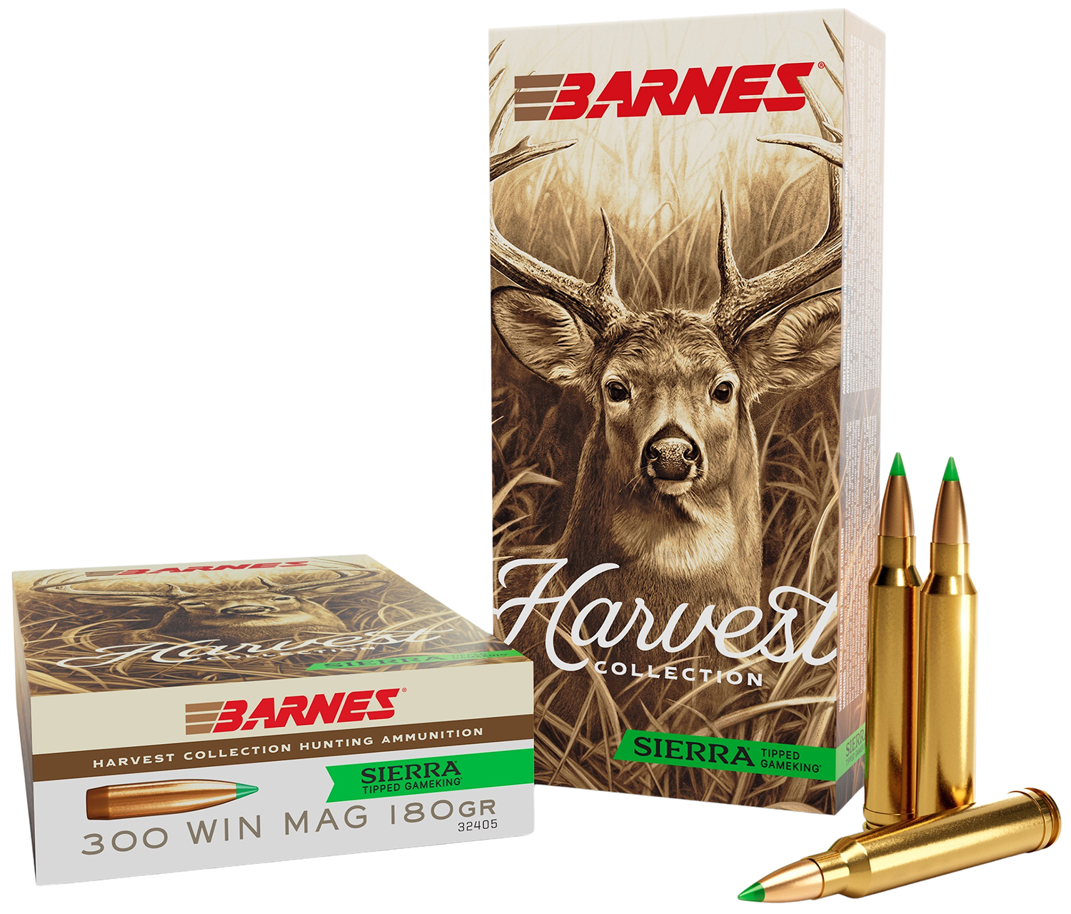 Barnes Bullets Harvest 300 Winchester Magnum Sierra Tipped GameKing 180 ... - Barnes Bullets - SIERRA TIPPED GAMEKING