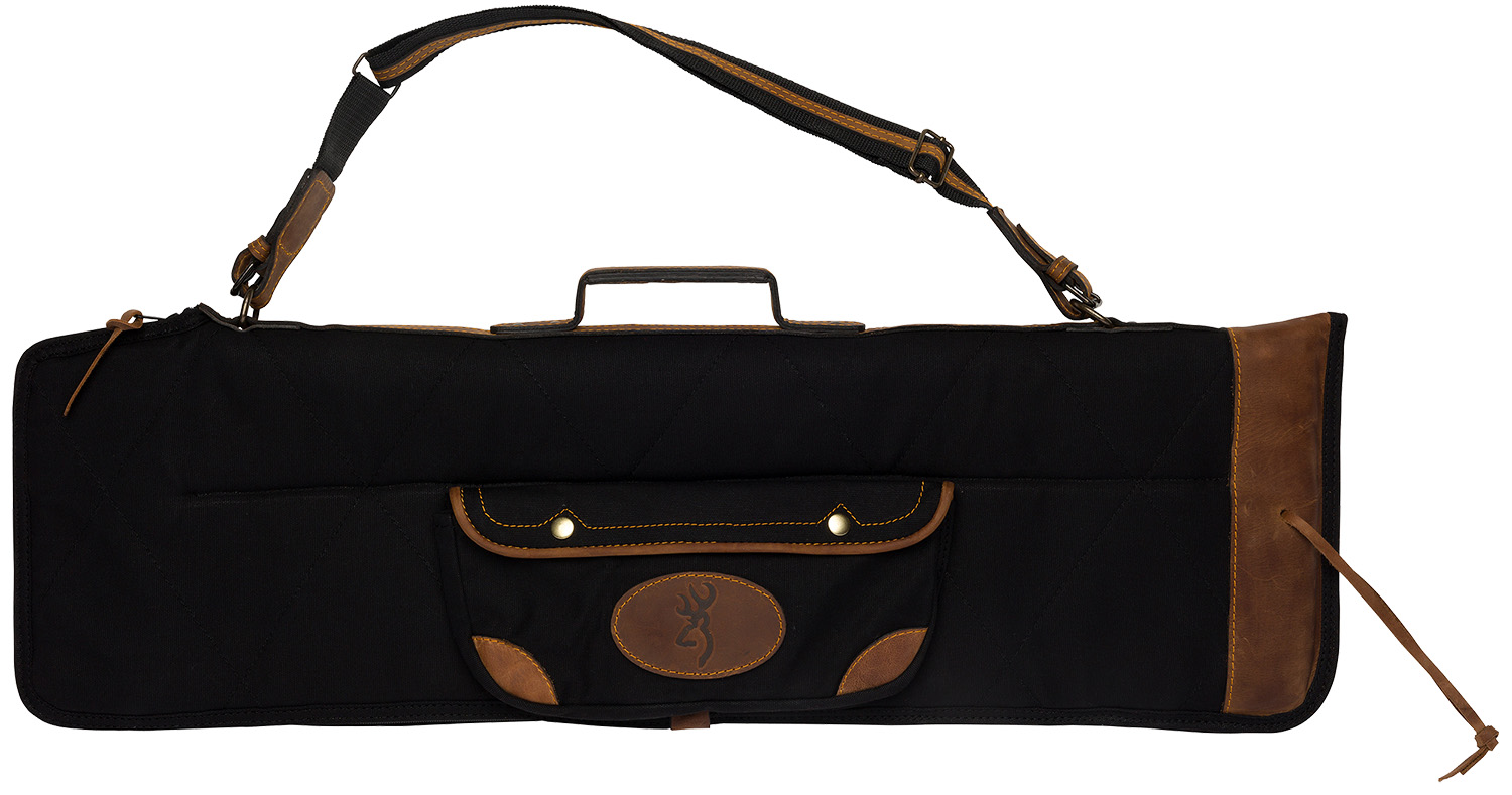 Browning Lona Canvas Gun Case 34.5" O/U Takedown Black/Brown