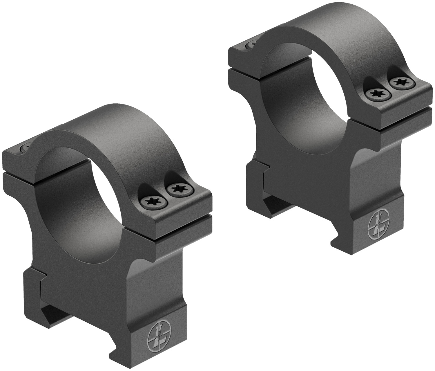 Leupold Open Range 3/8 Rimfire, Rings, 1, Medium Height, Matte Finish, Black 184794