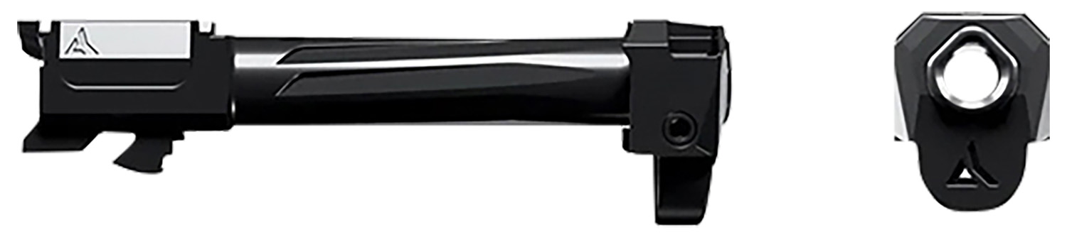 Radian Weapons R0842 Ramjet & Afterburner Combo 9mm Luger Compatible w/Glock 43, Black Stainless Steel