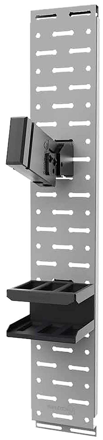 Lockdown 1207445 Securewall AR-15 Storage Kit Black/Silver 16 Gauge Steel