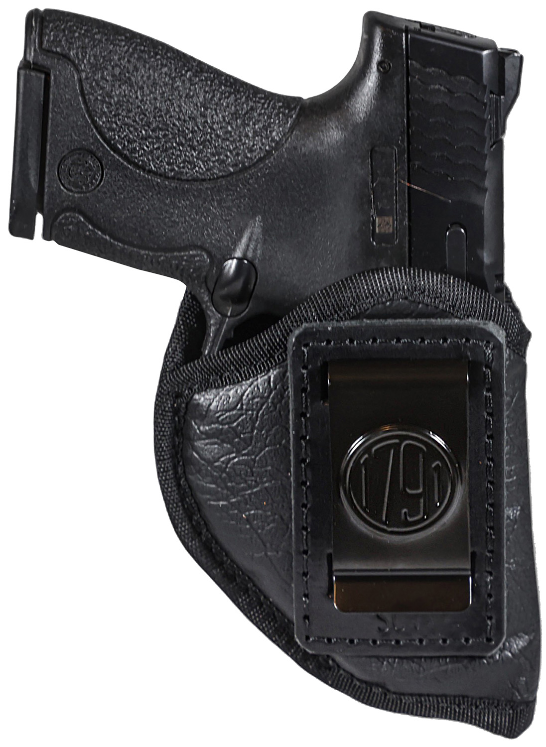 1791 Gunleather ECOSC1BLKR Sub-Compact IWB Holster Black Right Hand - 1791 Gunleather - BLACK