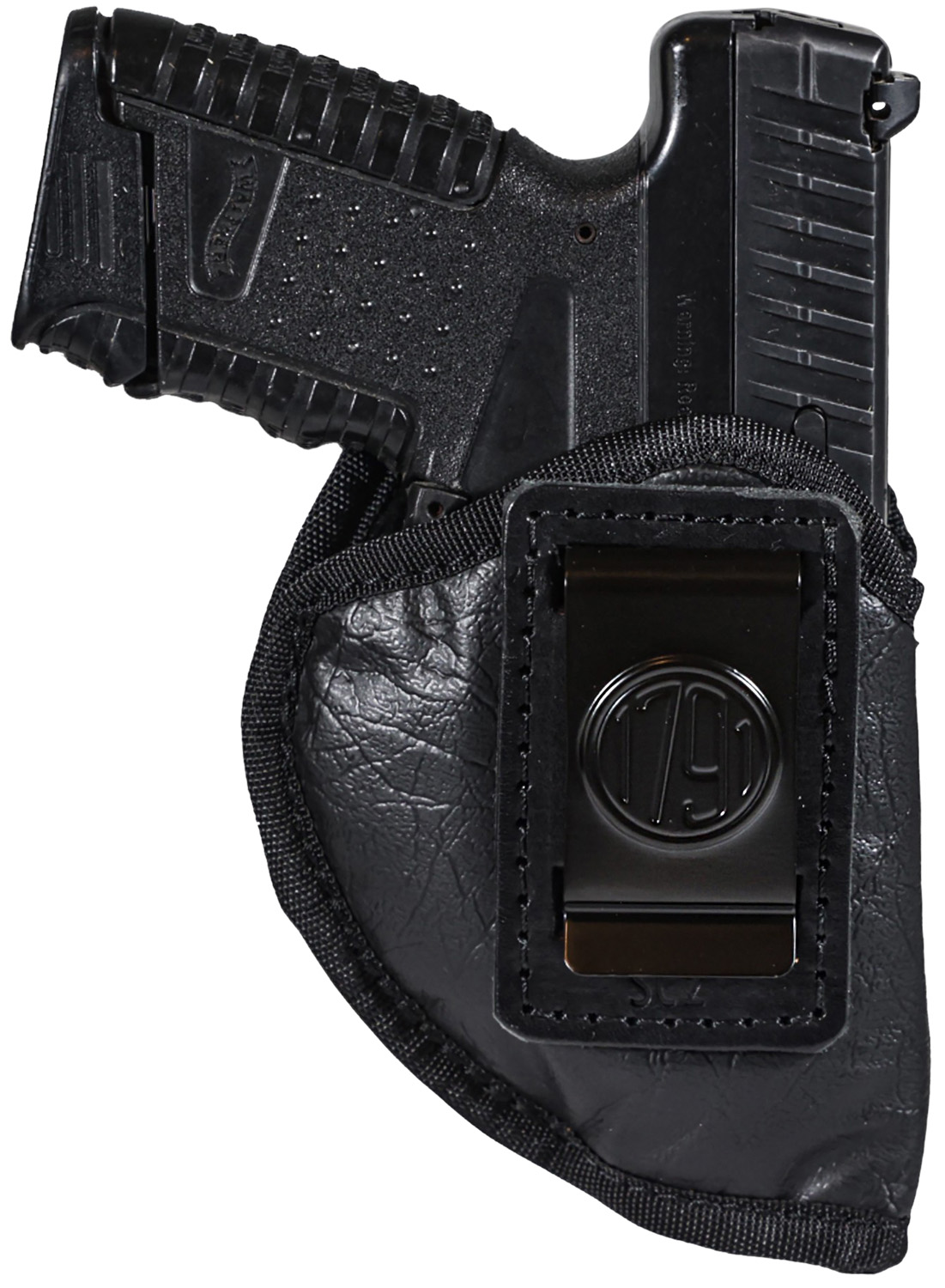 1791 Gunleather ECOSC2BLKR EcoCarry Sub-Compact IWB Medium Black RH - 1791 Gunleather - BLACK