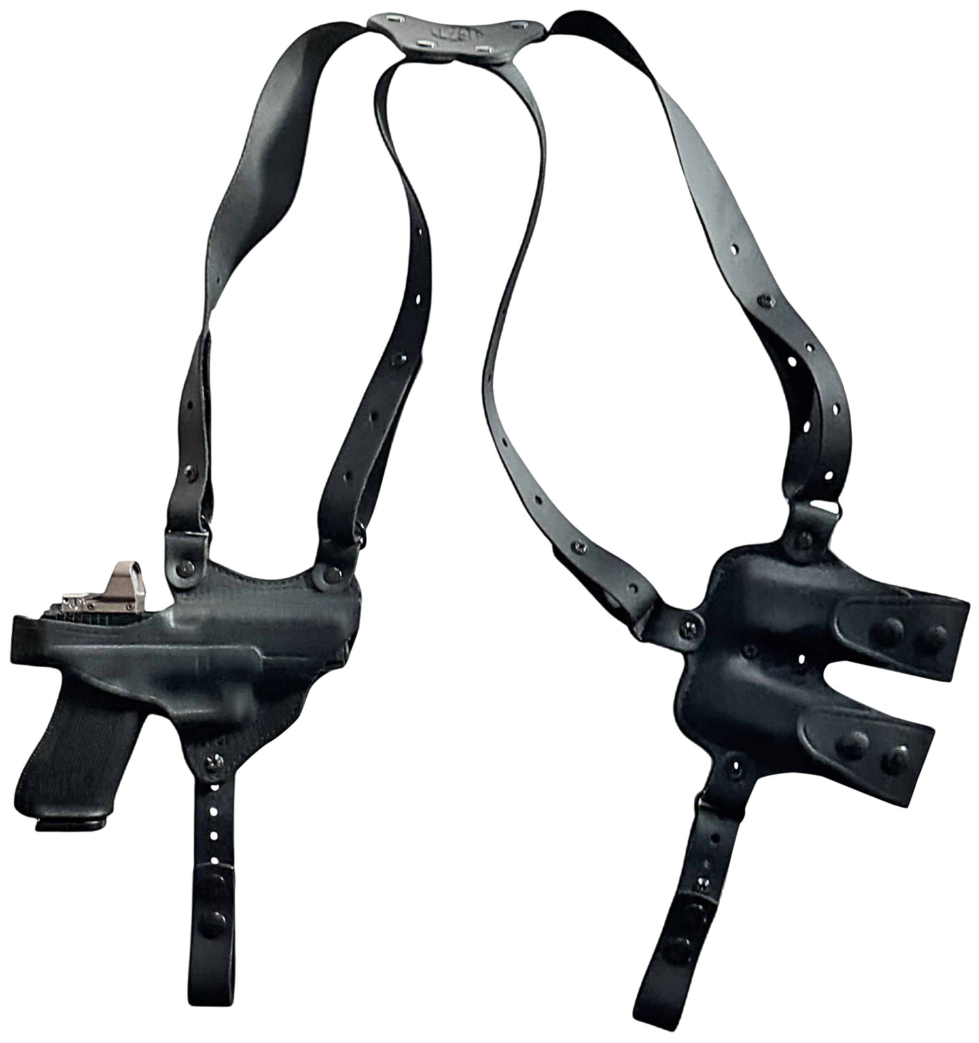 1791 Gunleather NSS1SBLHR Optic Ready Shoulder Horizontal Black Fits...