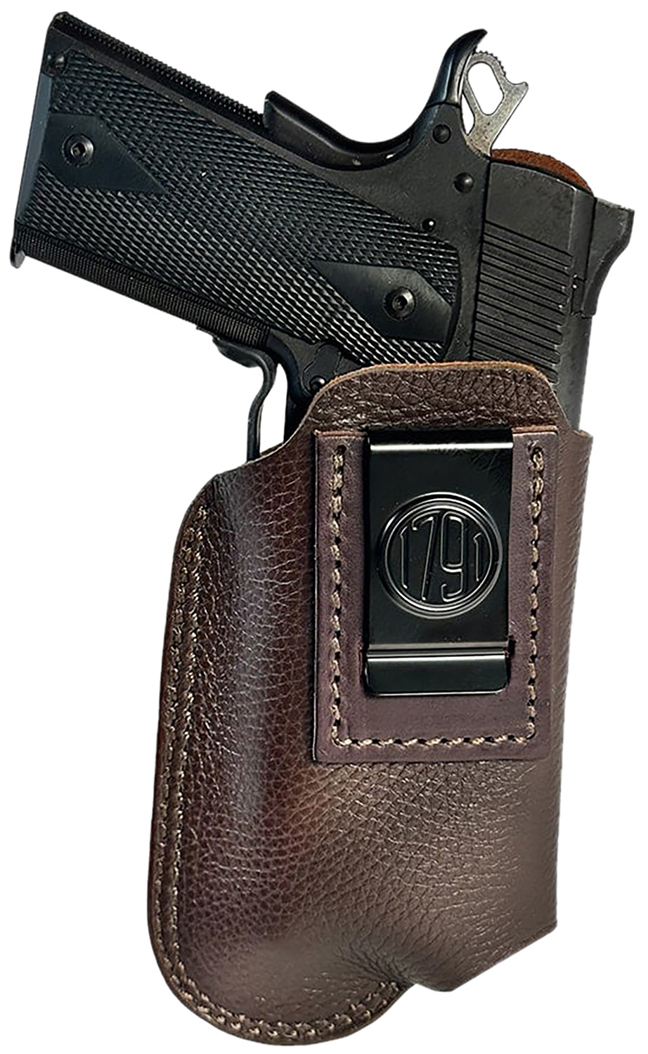 1791 Gunleather ORLBFCD4LBRWL IWB Holster Brown Left Hand Size 04