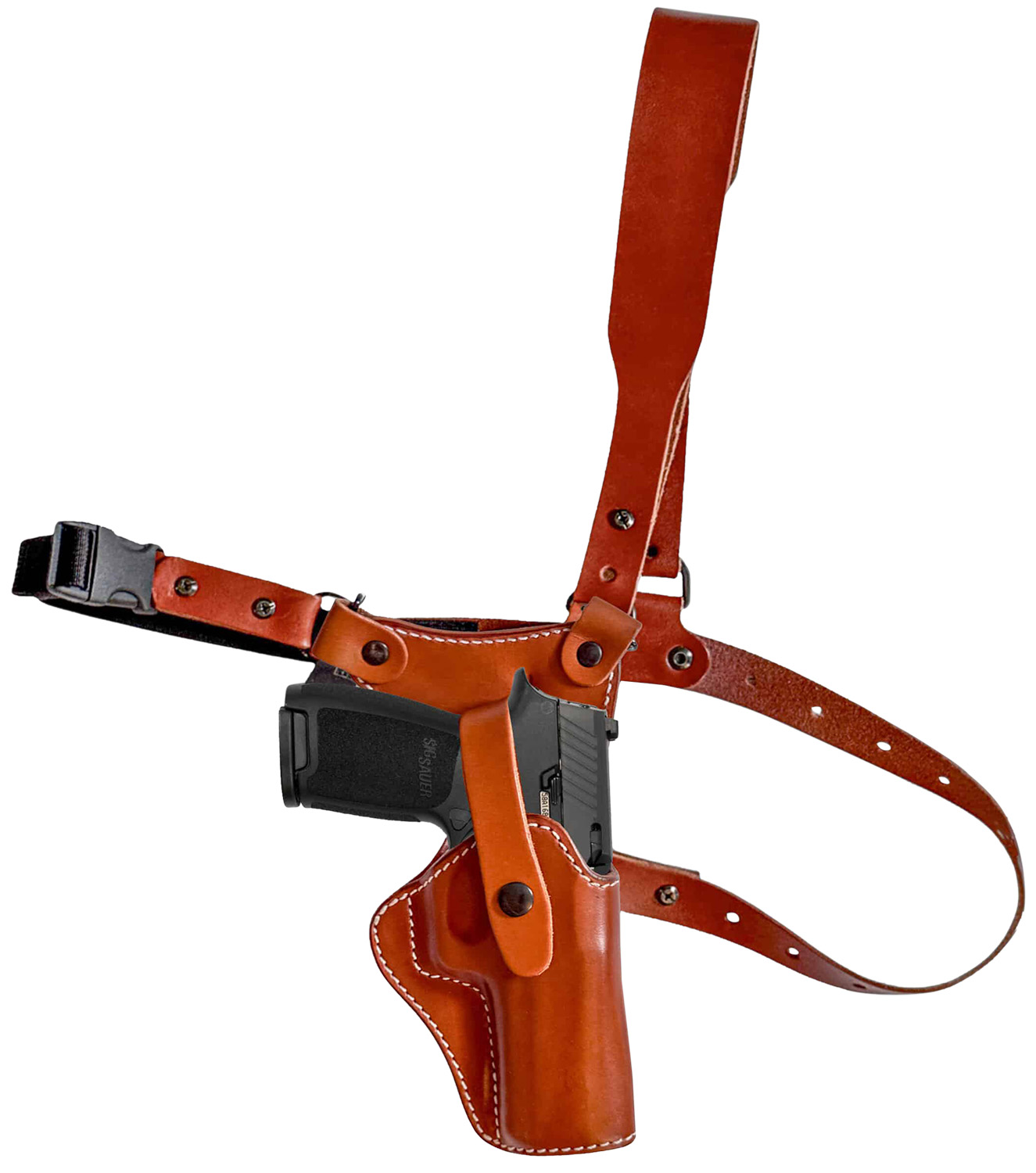 1791 Gunleather PFC2.4CBRR Optic Ready Brown Fits Sig P320 Right Hand