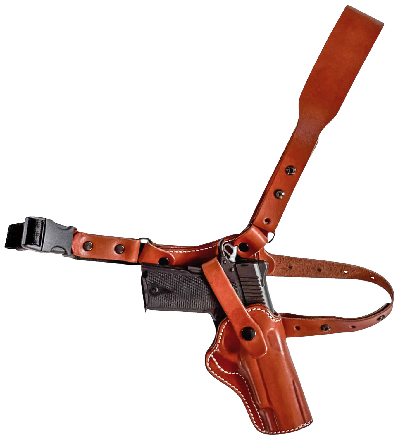 1791 Gunleather PFC-1-CBR-R Optic Ready 1911 Govt RH Shoulder Rig Brown