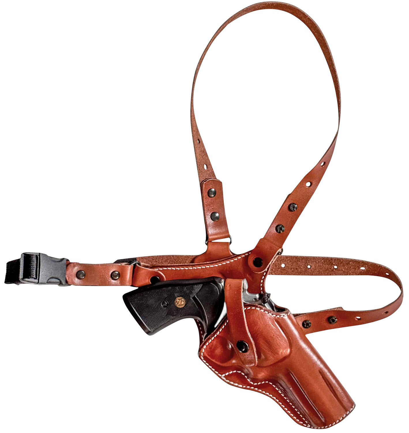 1791 Gunleather PFC-RV5-CBR-R S&W N Frame RH Brown Shoulder Holster