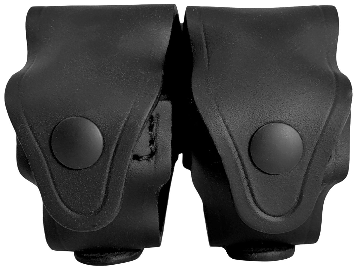 1791 Gunleather RVSLDSBLA Speed Loader Double Carrier Black Steerhide Compatible W/ 5/6 Shots