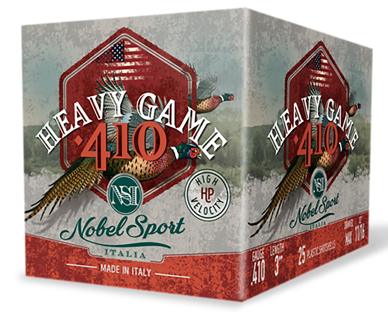 Nobel/Eurosports ANS4139 Heavy Game 410 Gauge 3" 11/16oz 9 Shot 25/Box