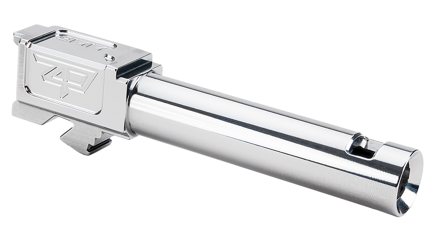 Zaffiri Precision ZP.19G5BCPSS Fits Glock 19 Gen 5 3.89" Silver 416R S...