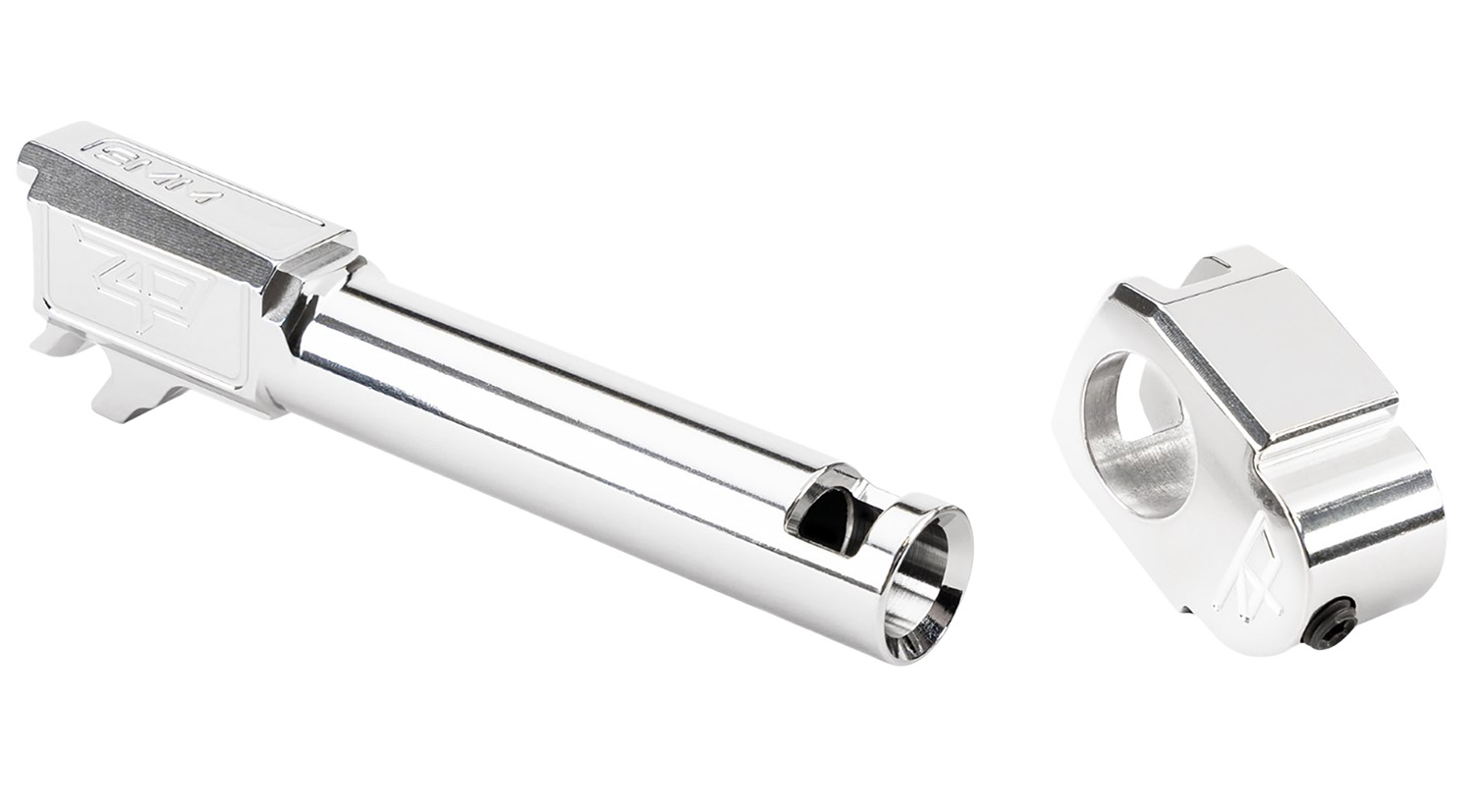 Zaffiri Precision ZP.365BTCSS 9mm Threadless Compensator Sig P365 Silver