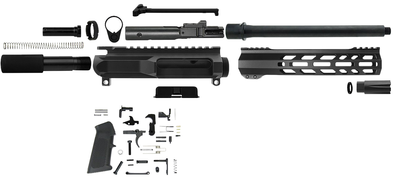 TacFire PK45ACPLPK10 .45 ACP Pistol Kit 10" Barrel Black Steel