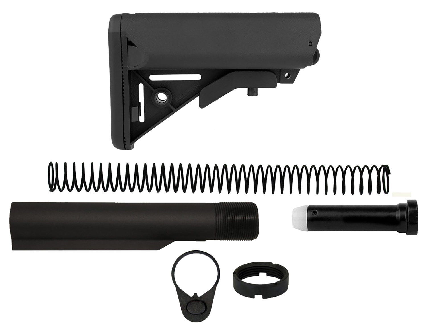 TacFire MAR050S Mil-Spec Black AR-15 Stock