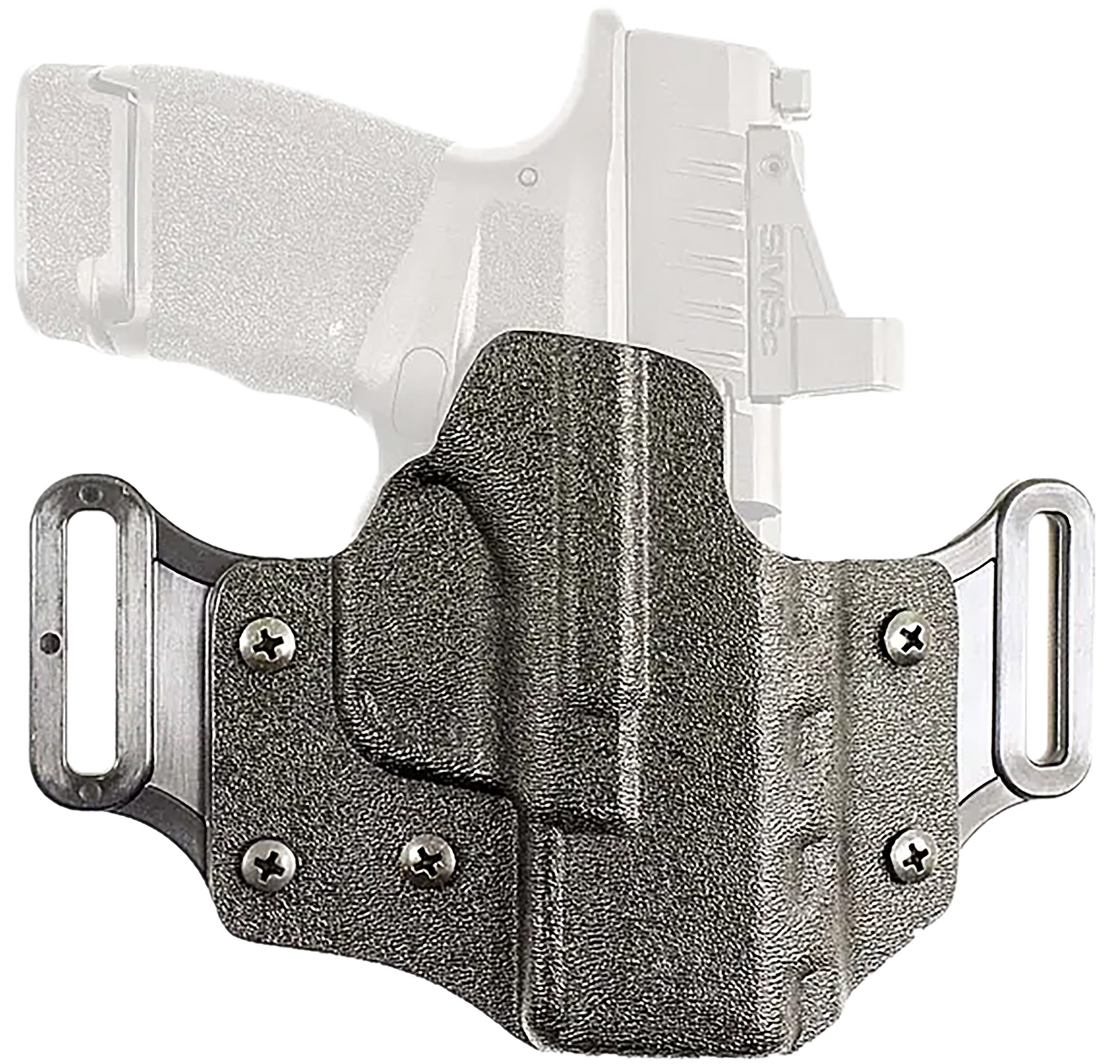 DeSantis Gunhide 195KA8JZ0 Veiled Partner OWB Black Kydex Fits Sig Sauer P365 Right Hand