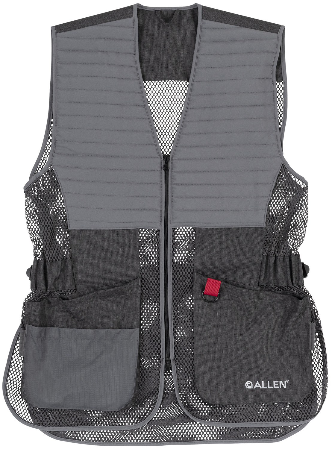 Allen 7910 Competitor Shooting Vest Med/Lrg Grey Burlap/Fabric