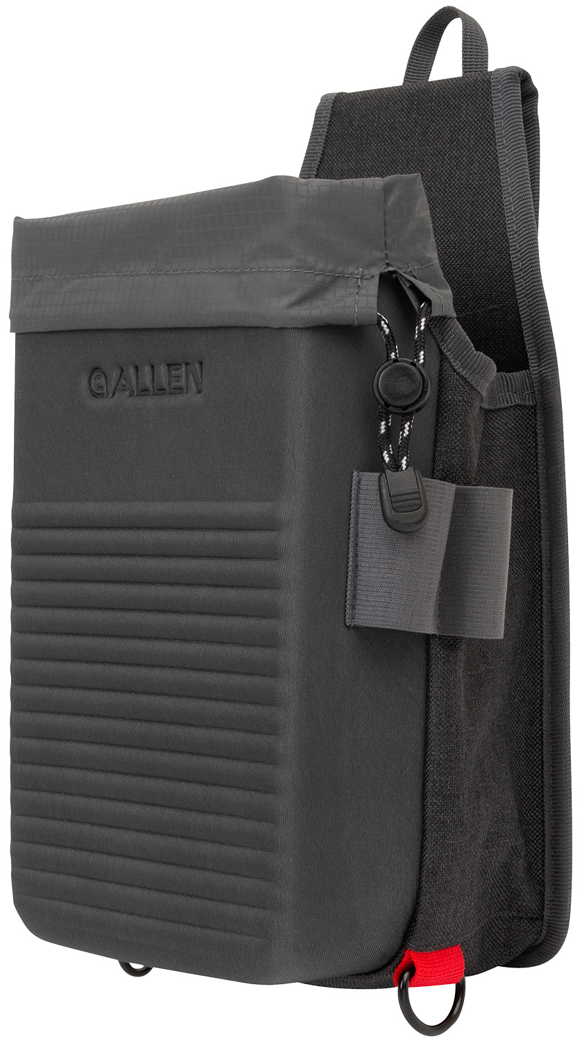 Allen 8334 Competitor Double Compartment Shell Bag Gray Molded Eva 12 Gauge