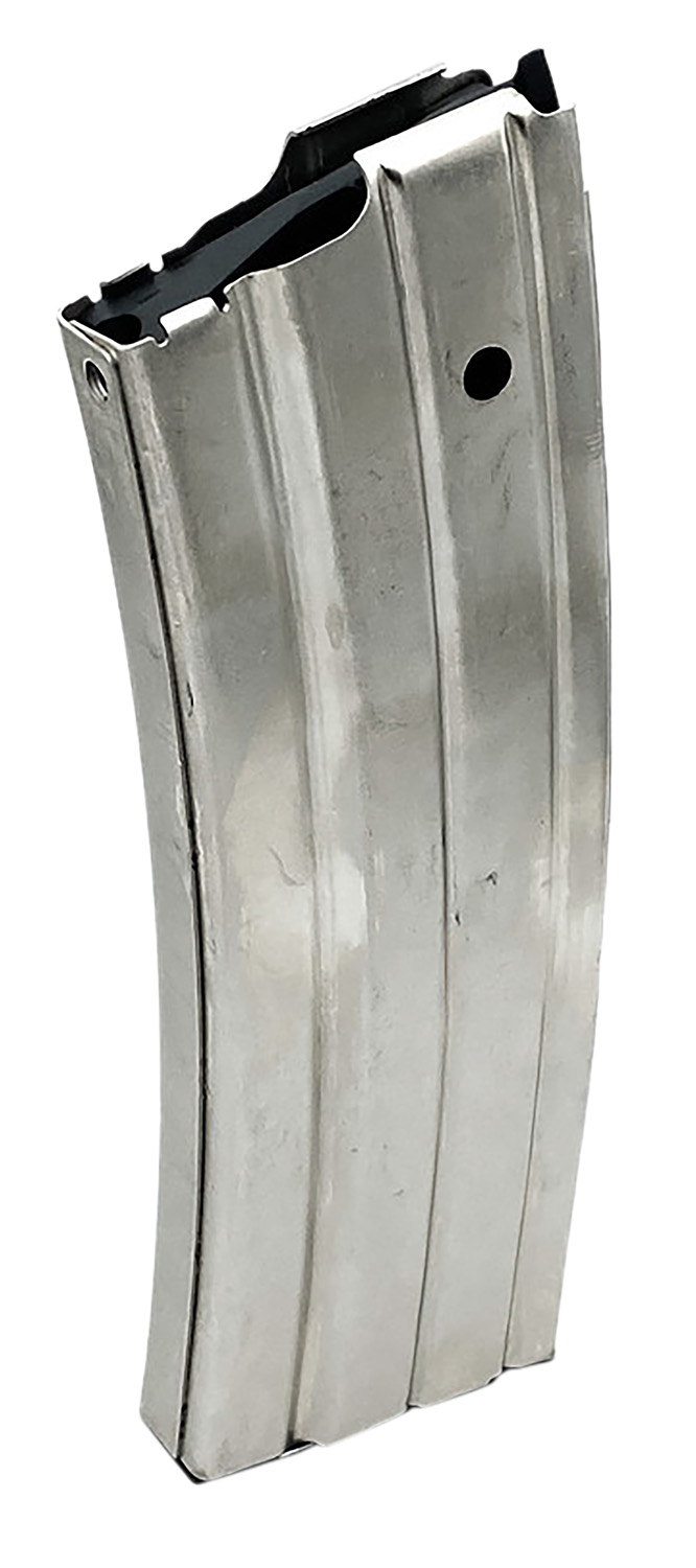 ProMag RUGA3N Ruger Mini-14 30rd .223 Rem Silver Nickel-Plated Magazine