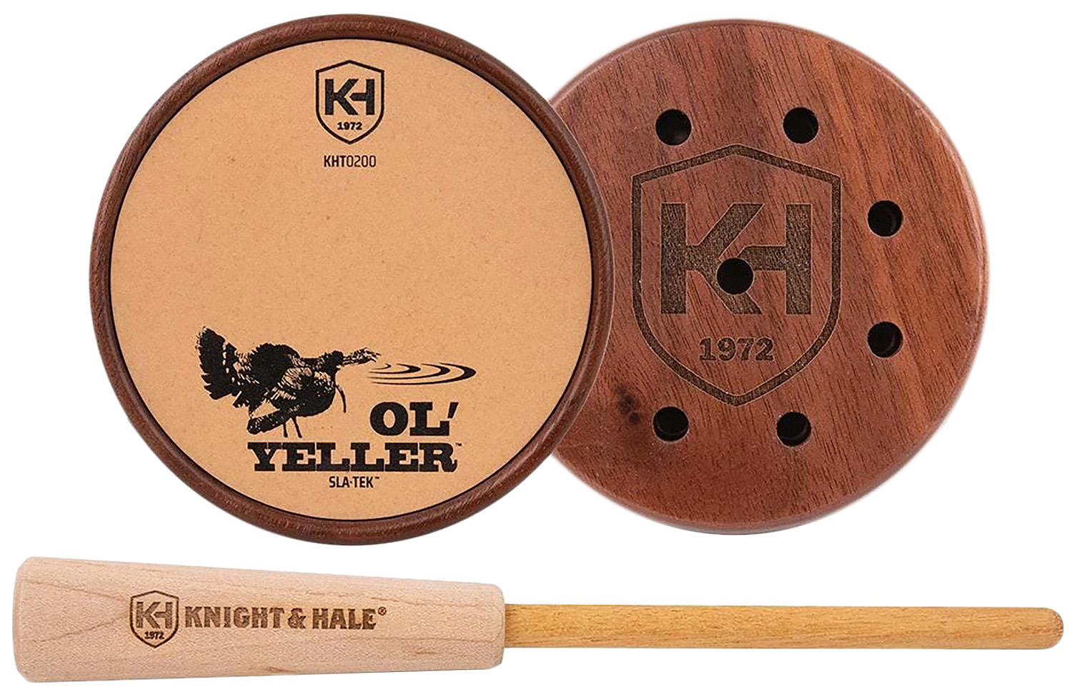 Knight & Hale KHT0200 Ol' Yeller SLA-TEK Turkey Call Walnut/Yellowheart