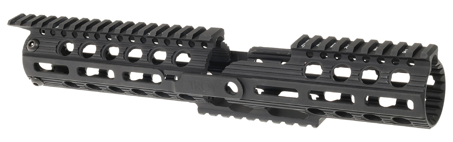 Troy SRAIDLTCKBT00 Delta Handguard Carbine Length Black AR-15 12"