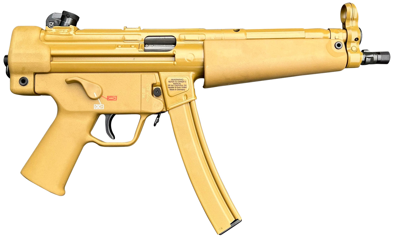 HK 810010789mm Luger 30+1 8.86" Black Navy-Style Threaded Barrel Flat - Heckler & Koch - 9mm