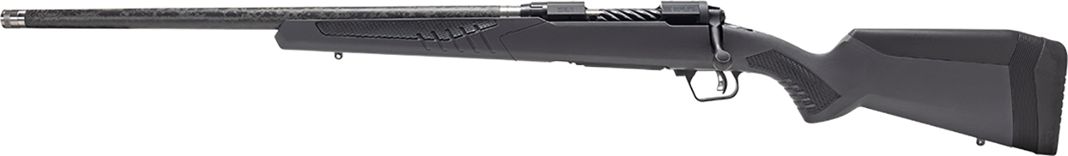 Savage Arms 58322 110 UltraLite 7mm BC 4+1 20" Carbon Fiber Threaded Barrel, Black Melonite Drilled & Tapped Stainless Steel Receiver, Adj AccuStock Gray Synthetic Stock, Left Hand